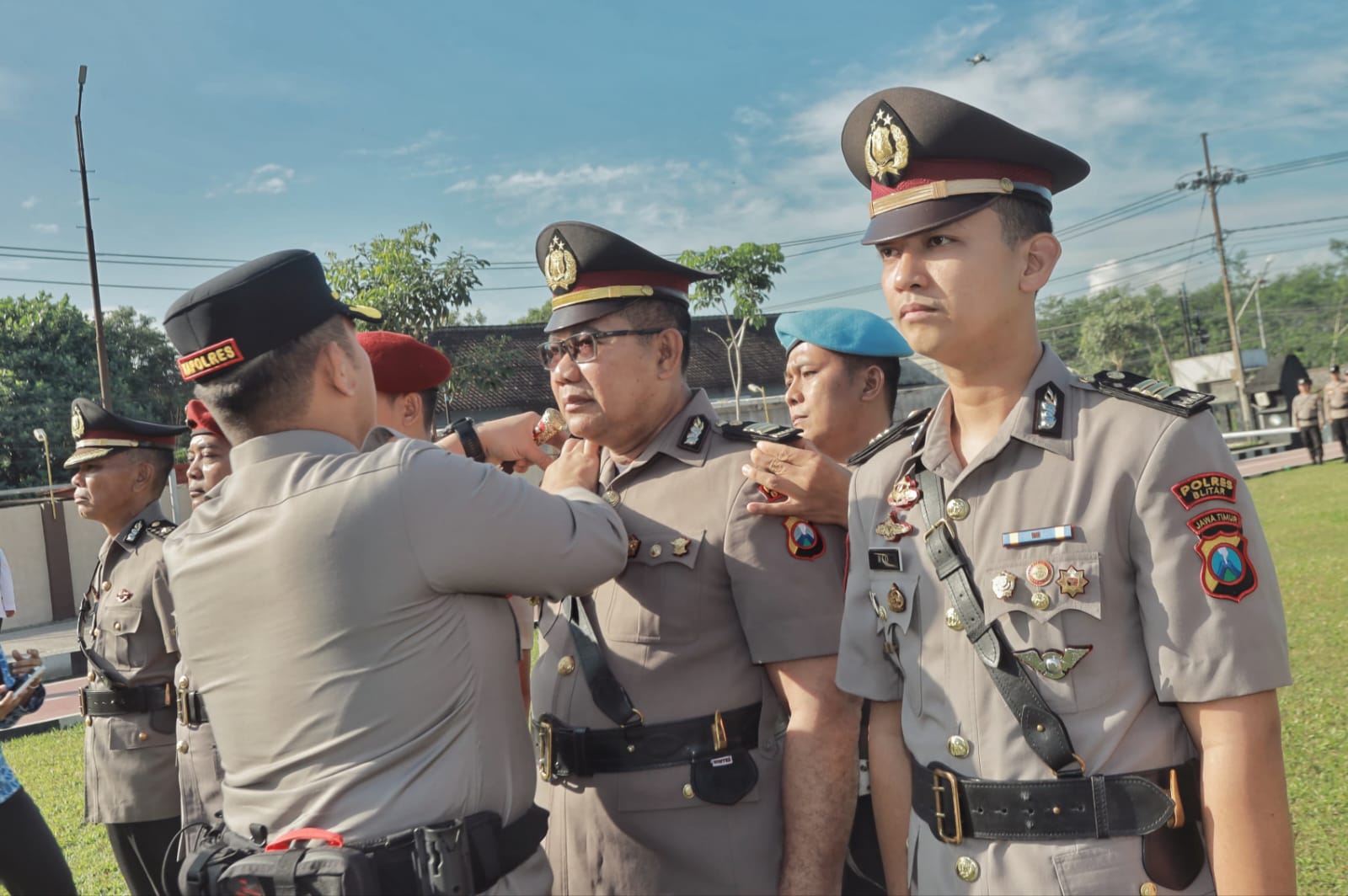 Sertijab Polres Blitar Kukuhkan Sejumlah Pejabat Utama dan Kapolsek