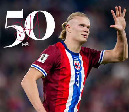 Norwegia Menang Telak 5-0 atas Israel, Haaland Borong Tiga Gol