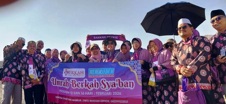Pertebal Ketakwaan, Jemaah Umrah Bakkah Travel Napak Tilas Jejak Perjuangan Nabi di Makkah