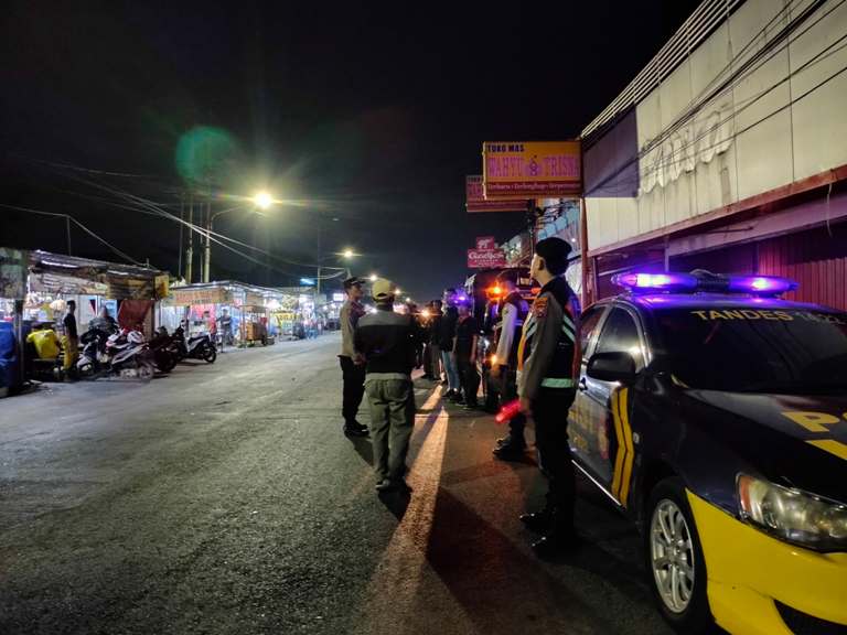 Polsek Tandes Tingkatkan Patroli, Sasar Kawasan Rawan Kejahatan Jalanan Jamin Keamanan Warga