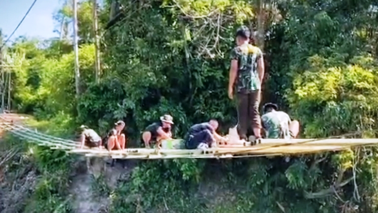 Jembatan Perintis Garuda di Nias Barat Rampung, Pangkas Jarak Tempuh Warga