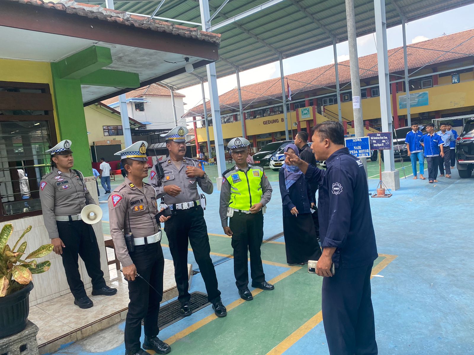 Meminimalisir Balap Liar, Satlantas Polres Kediri Kota Sasar Sekolah