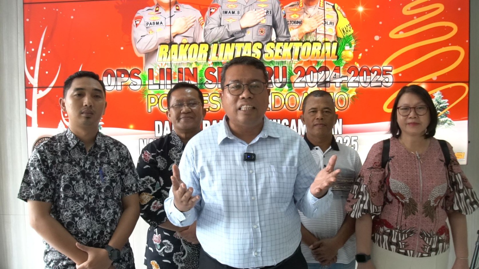 Pengamanan Nataru di Sidoarjo Dapat Apresiasi dari PGIS dan Masyarakat