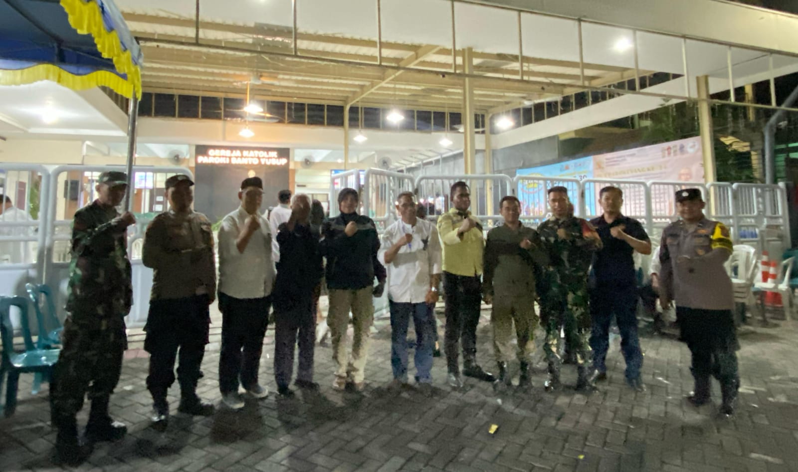 Polsek Karangpilang Pastikan Keamanan Ibadah Paskah di Gereja Santo Yusup