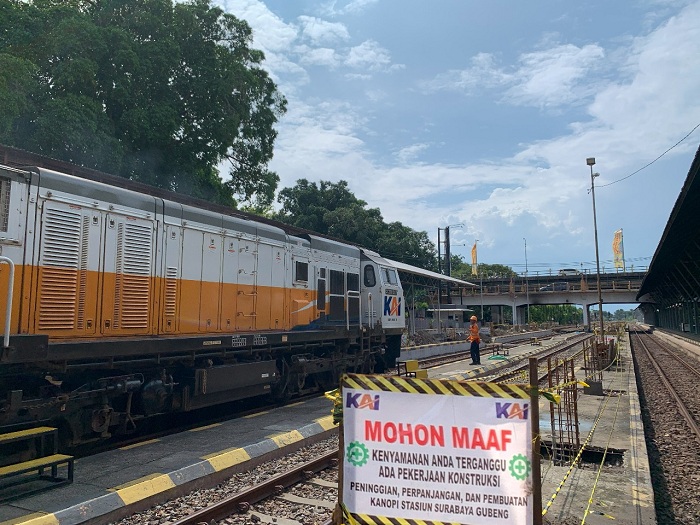 Tingkatkan Pelayanan, Stasiun Surabaya Gubeng Dibangun