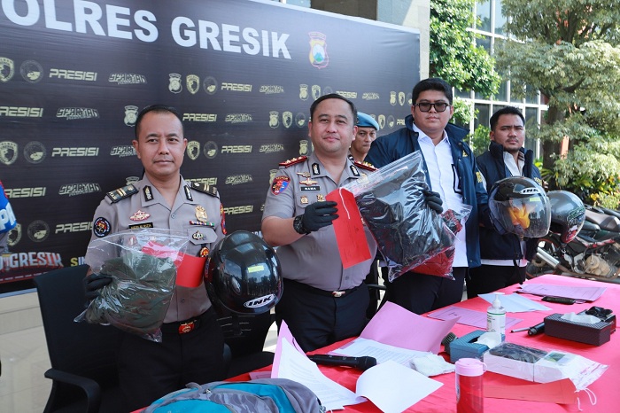 Polres Gresik Ungkap Lima Kasus Kejahatan, Korban Bersyukur Barang Kembali
