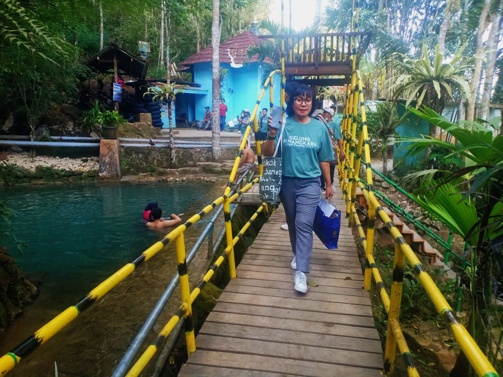 Keren! Sungai Mudal, Eko Wisata di Lereng Gunung Menoreh, Kulon Progo, Jogyakarta Punya Tiga Kolam