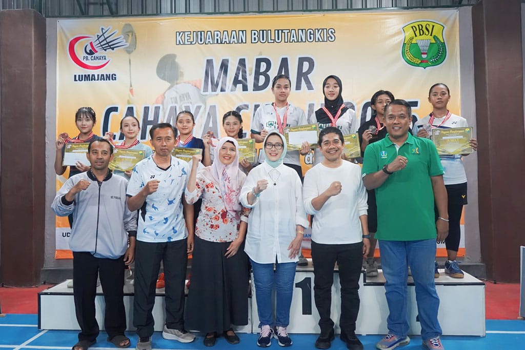 Kejuaraan Bulu Tangkis Mabar Cahaya Cup II Resmi Ditutup Bupati Lumajang, Komitmen Dorong Pembinaan Atlet Muda