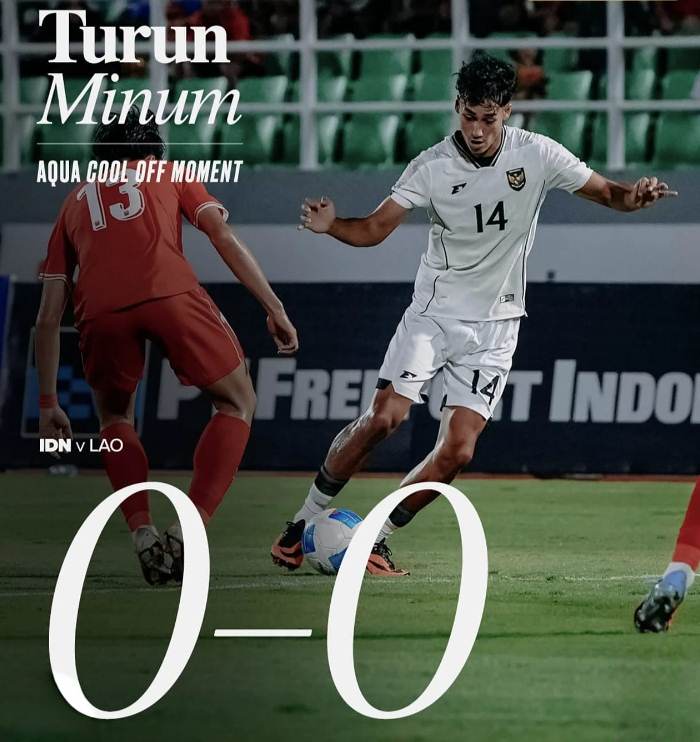 Skor Kacamata di Babak Pertama, Indonesia U-23 Kewalahan Hadapi Lini Belakang Laos U-23 