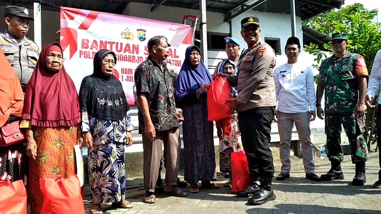 Hari Bhayangkara di Sidoarjo, Polisi Gencar Gelar Giat Sosial