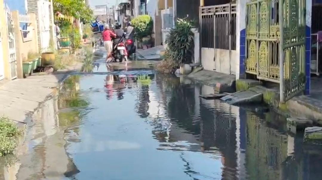 Minim Outlet Pembuangan, Permukiman Tambak Dalam Baru Terendam Banjir Meski Cuaca Cerah
