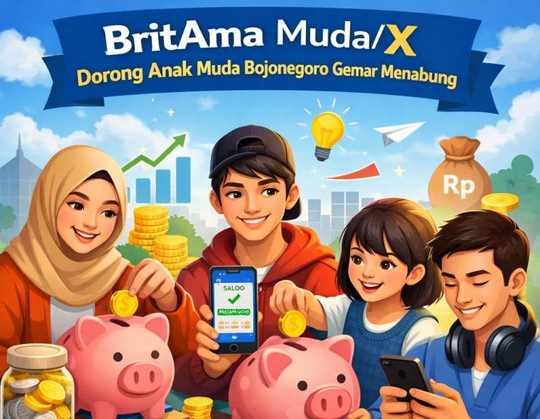 BritAma Muda/X Dorong Anak Muda Bojonegoro Gemar Menabung