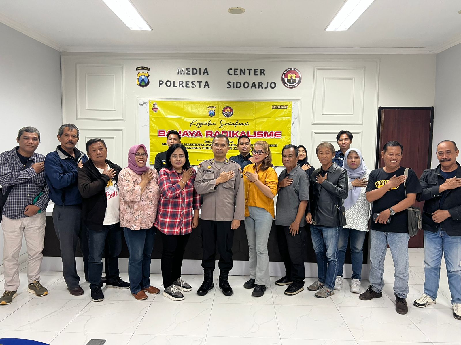 Polresta Sidoarjo Ajak Jurnalis dan Mahasiswa Jaga Kondusifitas Jelang Nataru