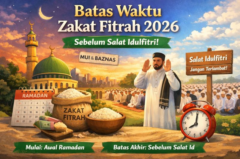 Batas Waktu Zakat Fitrah 2026: Ketentuan Resmi MUI dan BAZNAS, Jangan Sampai Terlambat