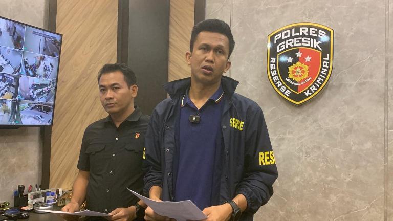 Resmi Ditetapkan Tersangka, Marbot Cabul Ditahan di Mapolres Gresik