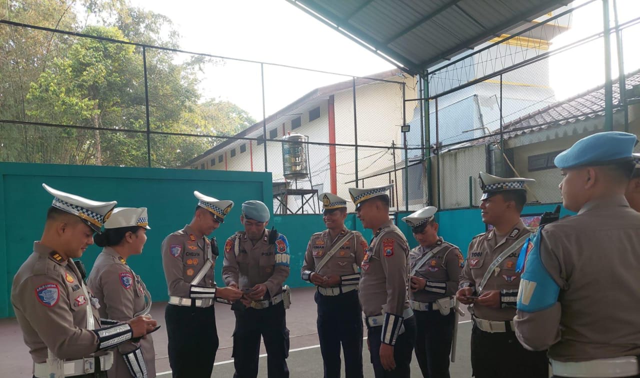 Satlantas Juga Cek Ketertiban Berlalulintas Anggota Polres Malang
