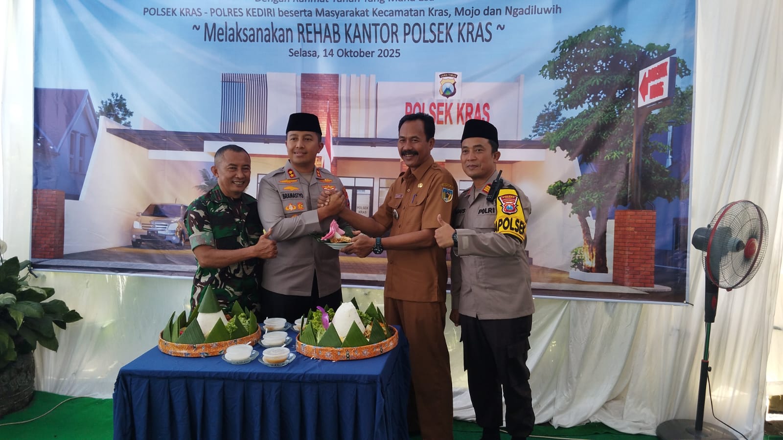 Renovasi Mako Polsek Kras Dimulai, Wujudkan Pelayanan Polri yang Lebih Optimal