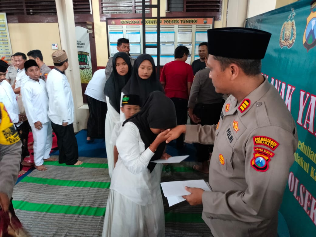 Kapolsek Tandes Gelar Tasyakuran dan Santuni Anak Yatim, Wujud Syukur Amanah Jabatan