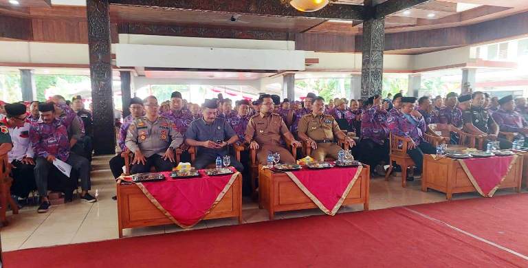 Pelantikan PPDI, Polres Nganjuk Tekankan Peran Strategis Tiga Pilar