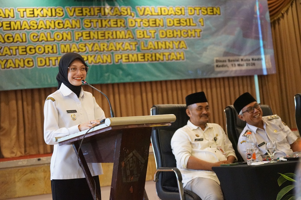 Pemkot Kediri Verifikasi Data DTSEN Desil 1 Penerima BLT DBHCHT