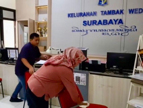 Wujudkan Lingkungan Aman dan Sehat, Kelurahan Tambak Wedi Gencarkan Gerakan Indonesia ASRI