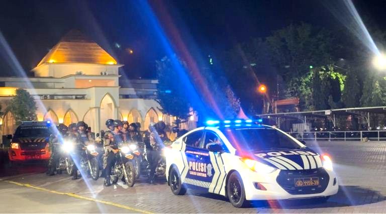 Polres Pasuruan Gencarkan Patroli Skala Besar, Jaga Situasi Tetap Kondusif Pascakerusuhan Jatim