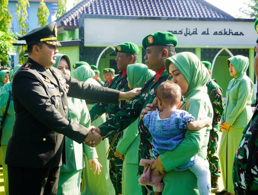 Dandim 0813/Bojonegoro Pimpin Korps Raport, 73 Prajurit Naik Pangkat