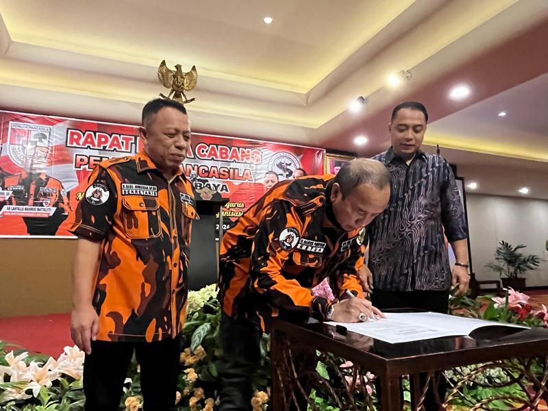 Pemuda Pancasila Surabaya Resmi Dukung Eri Cahyadi dan Khofifah di Pilwali dan Pilgub