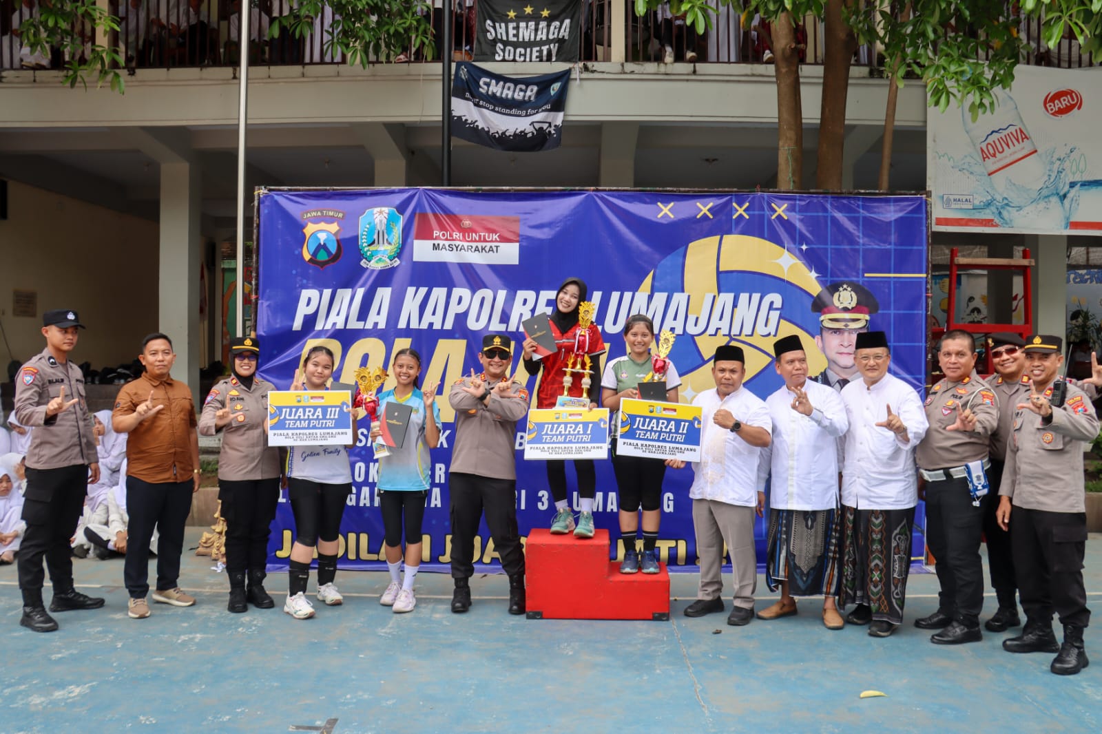 Turnamen Voli Pelajar Piala Kapolres Lumajang 2025 Sukses Cetak Bibit Unggul