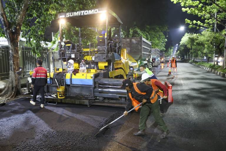 Jalan Panjang Jiwo Surabaya Mulus, Dimanfaatkan Pemuda untuk Balap Liar