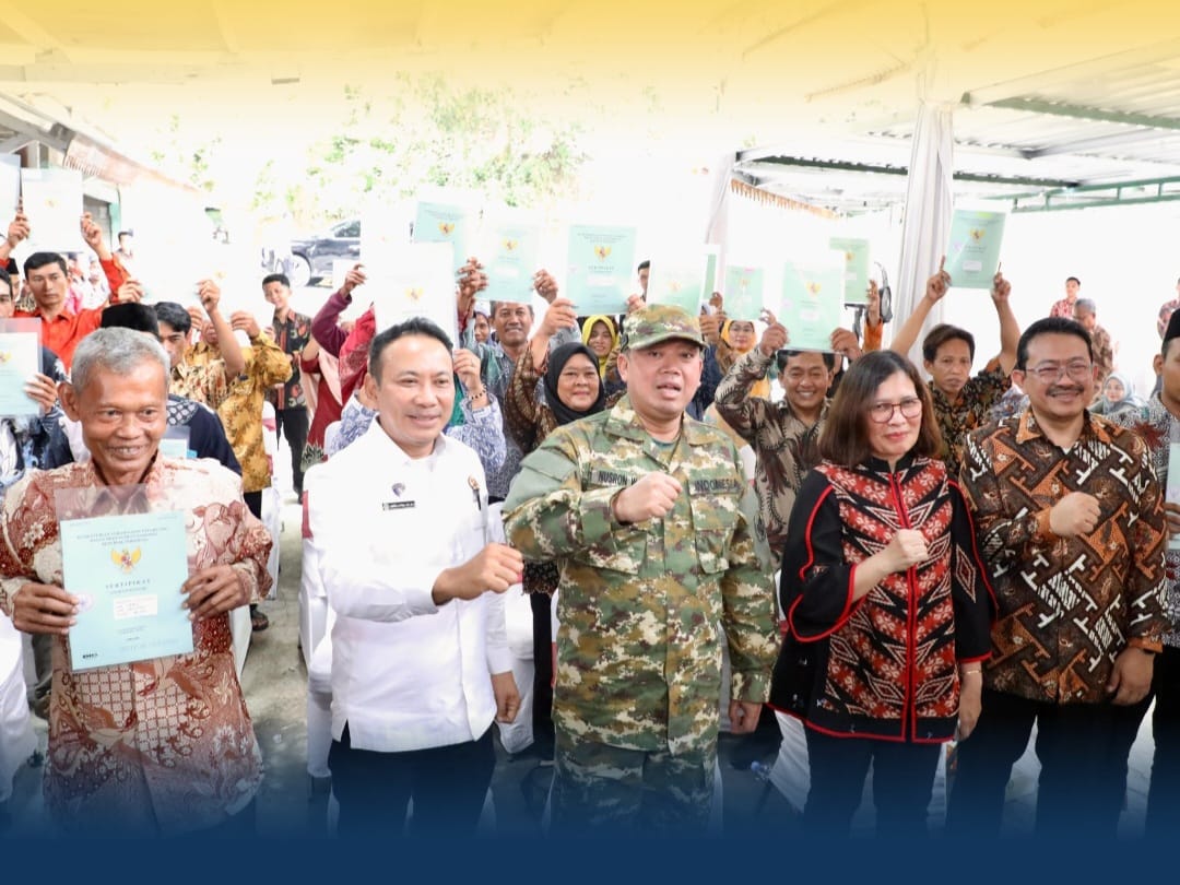 Sertipikat Hasil Konsolidasi Tanah, Bantu Warga dalam Aspek Ekonomi dan Kurangi Kesenjangan Sosial