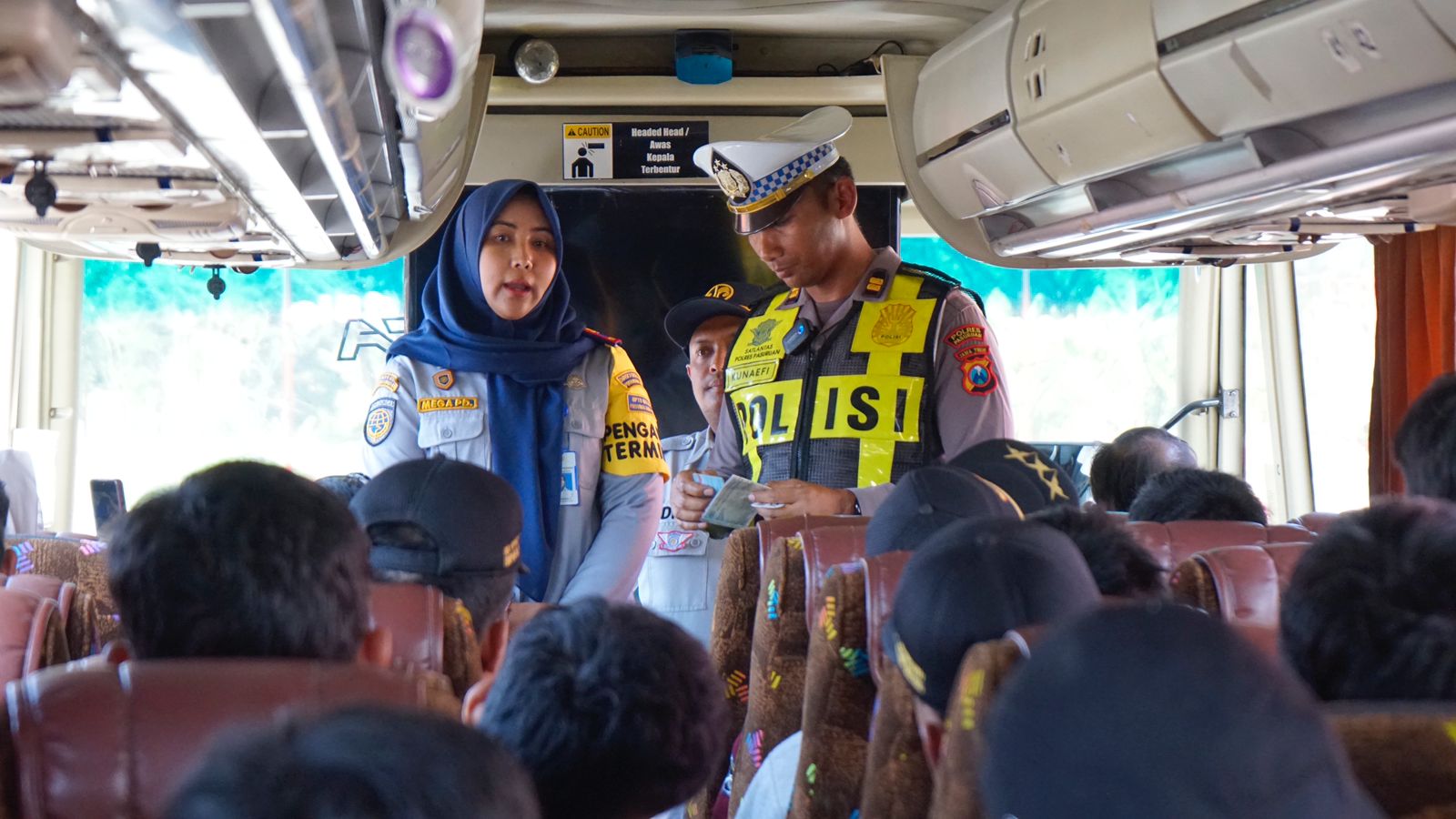 Antisipasi Tragedi Subang, Satlantas Polres Pasuruan Temukan Bus Pariwisata Tidak Laik Jalan