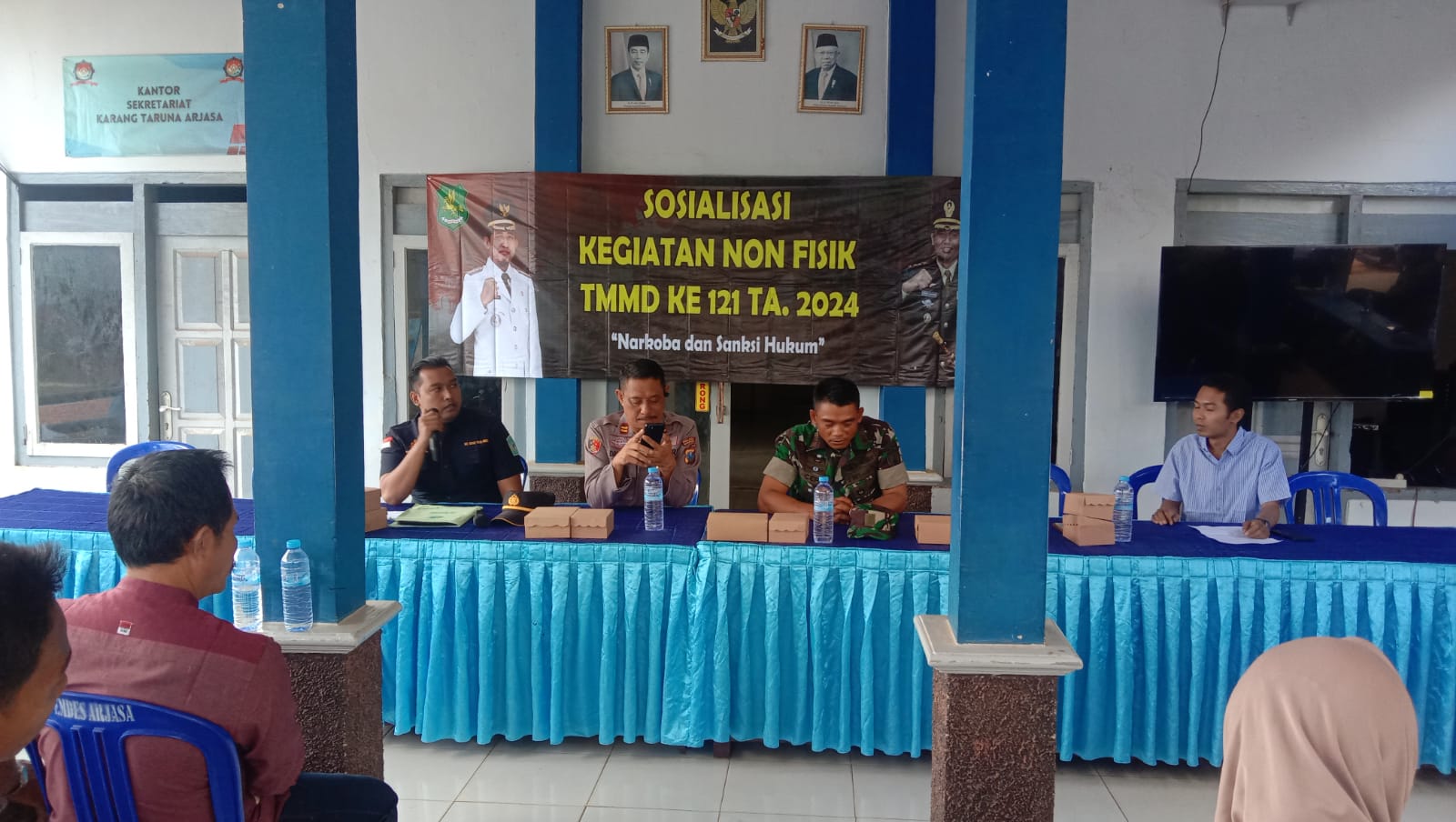 Penyuluhan Bahaya Narkoba dan Sanksi Hukum pada Program TMMD 121 Kodim 0827/Sumenep