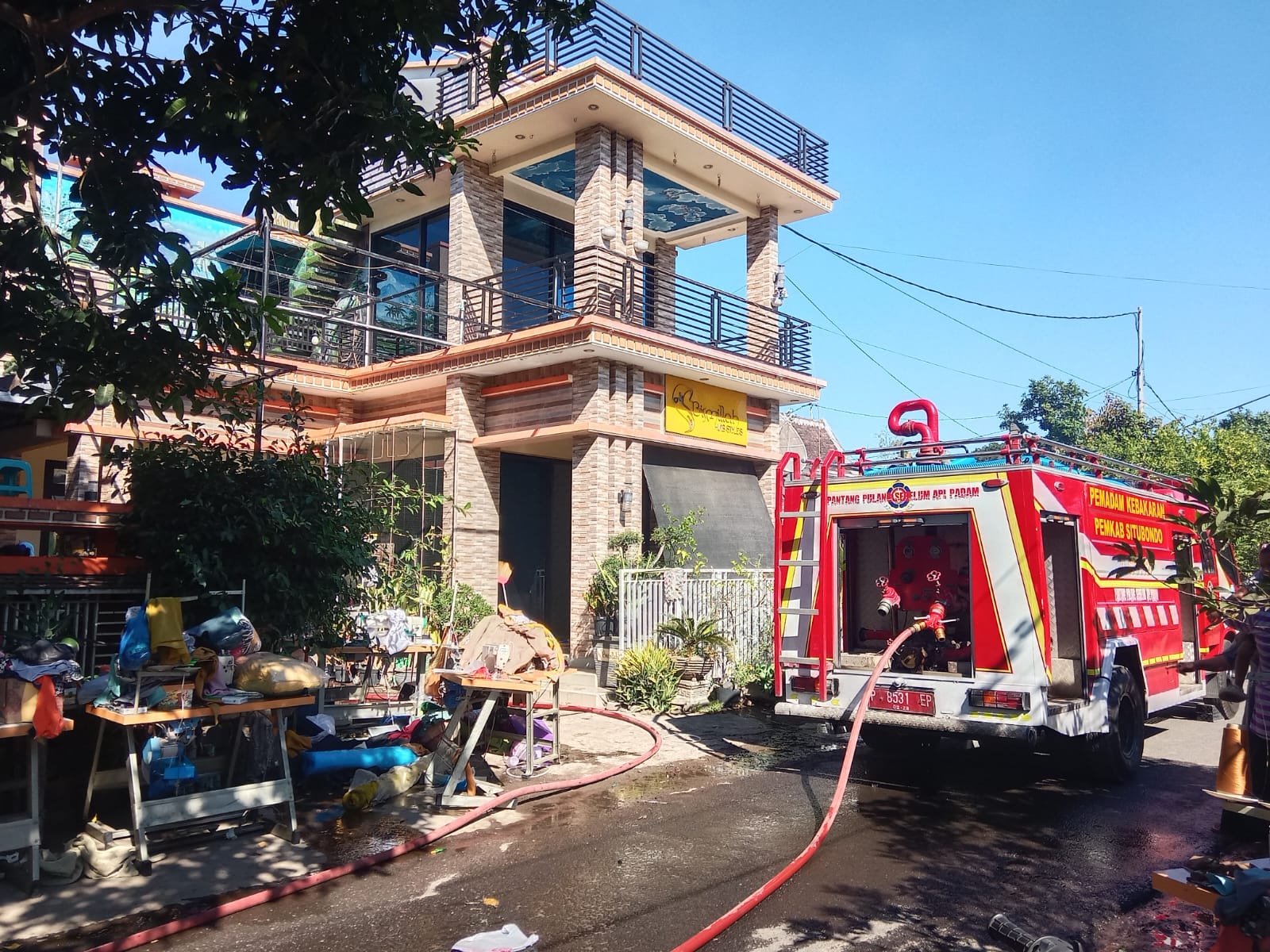 Rumah Dua Lantai di Situbondo Terbakar, Uang Tunai Rp170 Juta Hangus