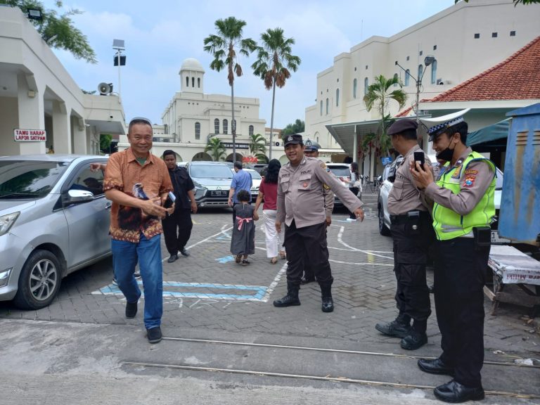 Polsek Tegalsari Berikan Imbauan Kamtibmas di Gereja Mawar Sharon