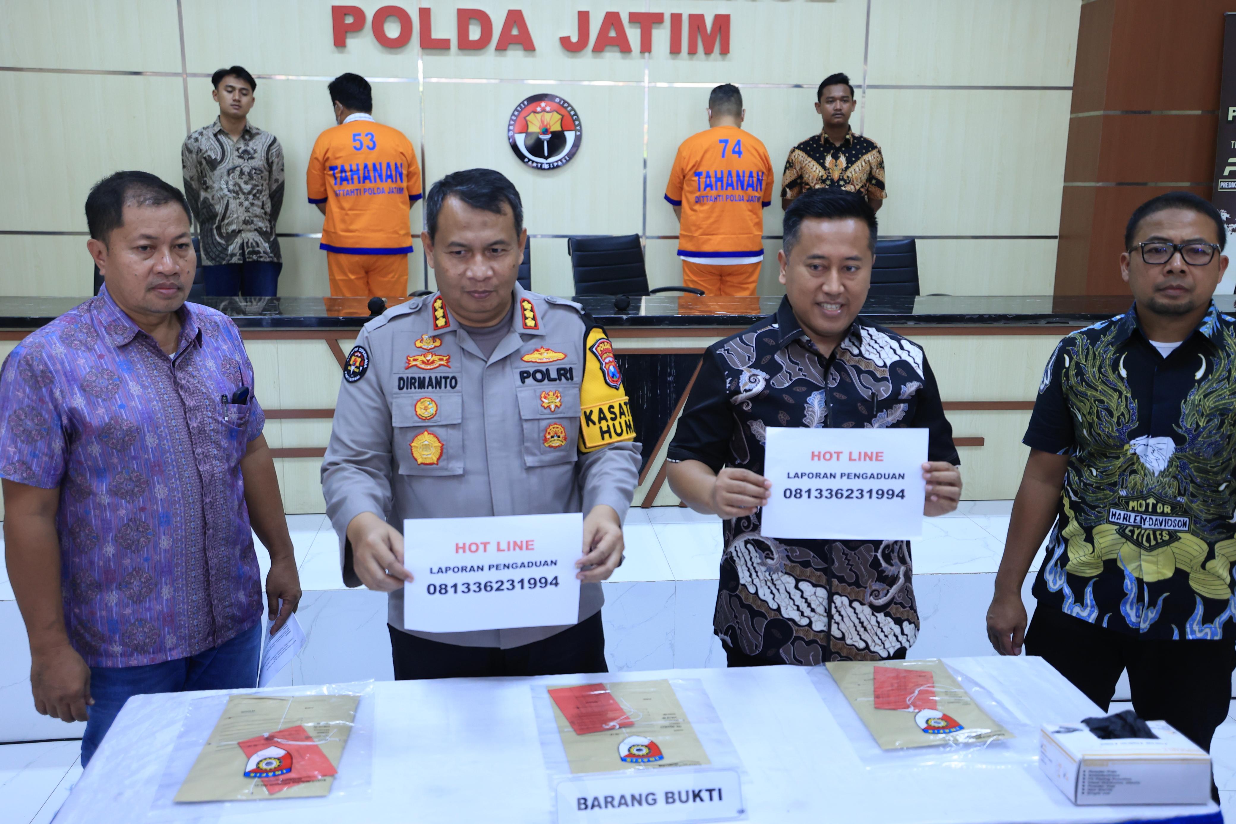 Polda Jatim Ungkap Kasus Penipuan dan Penggelapan Kontrak Fiktif, Rugikan Korban hingga Rp 11 Miliar