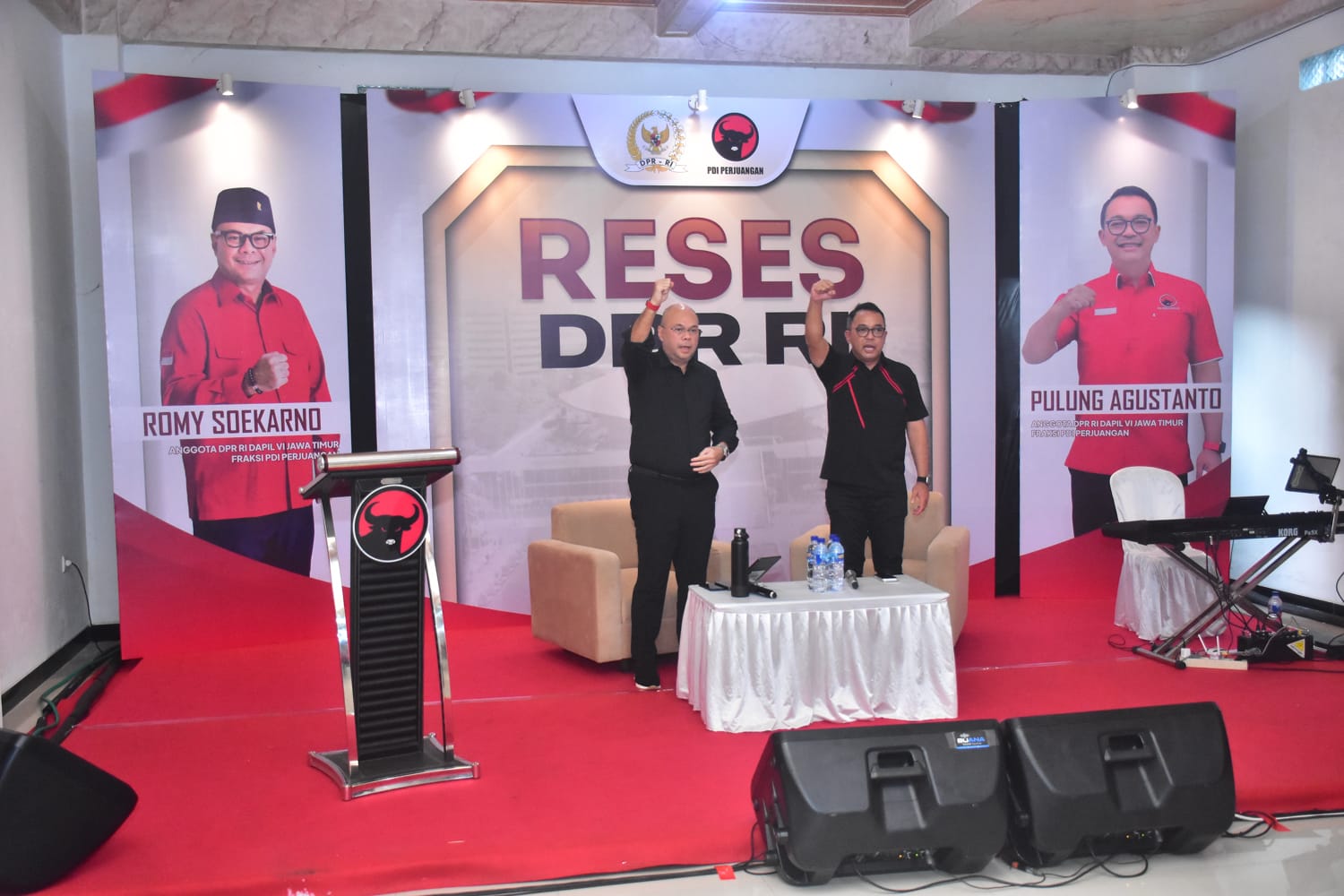 Romy Soekarno–Pulung Kompak Turun Bareng, Soliditas Kader PDIP Dikuatkan dari Akar
