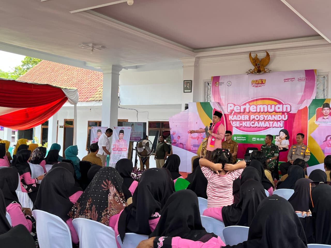 Dorong Jember Sehat, Gus Fawait Ajak Kader Posyandu Gumukmas Bergerak Masif Lawan Stunting dan Manfaatkan UHC