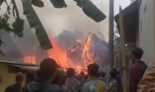 Cucu Bakar Rumah Warisan, Diduga Rebutan Hak Waris