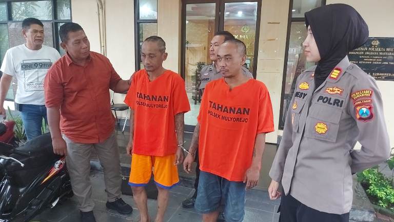 Dua Pencuri Tabung Elpiji 3 Kg di Kejawan Keputih Surabaya Tidur Penjara