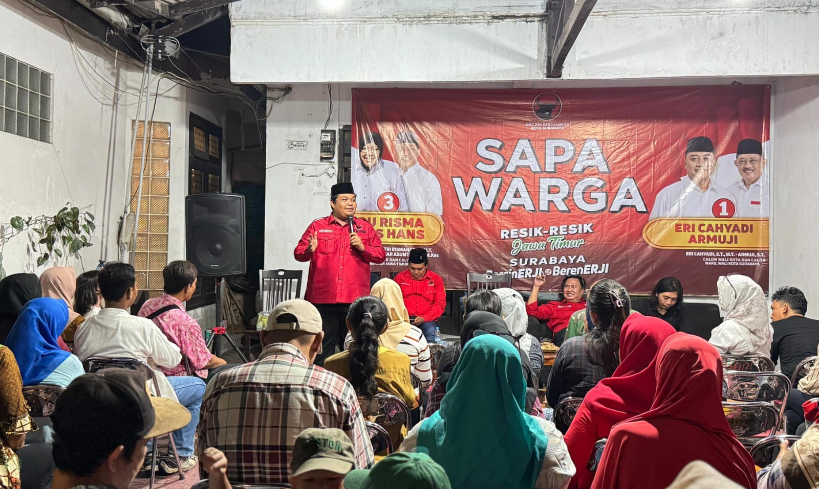 Siap Menangkan Pilkada 2024, PDIP Surabaya Gencarkan Kampanye Door to Door