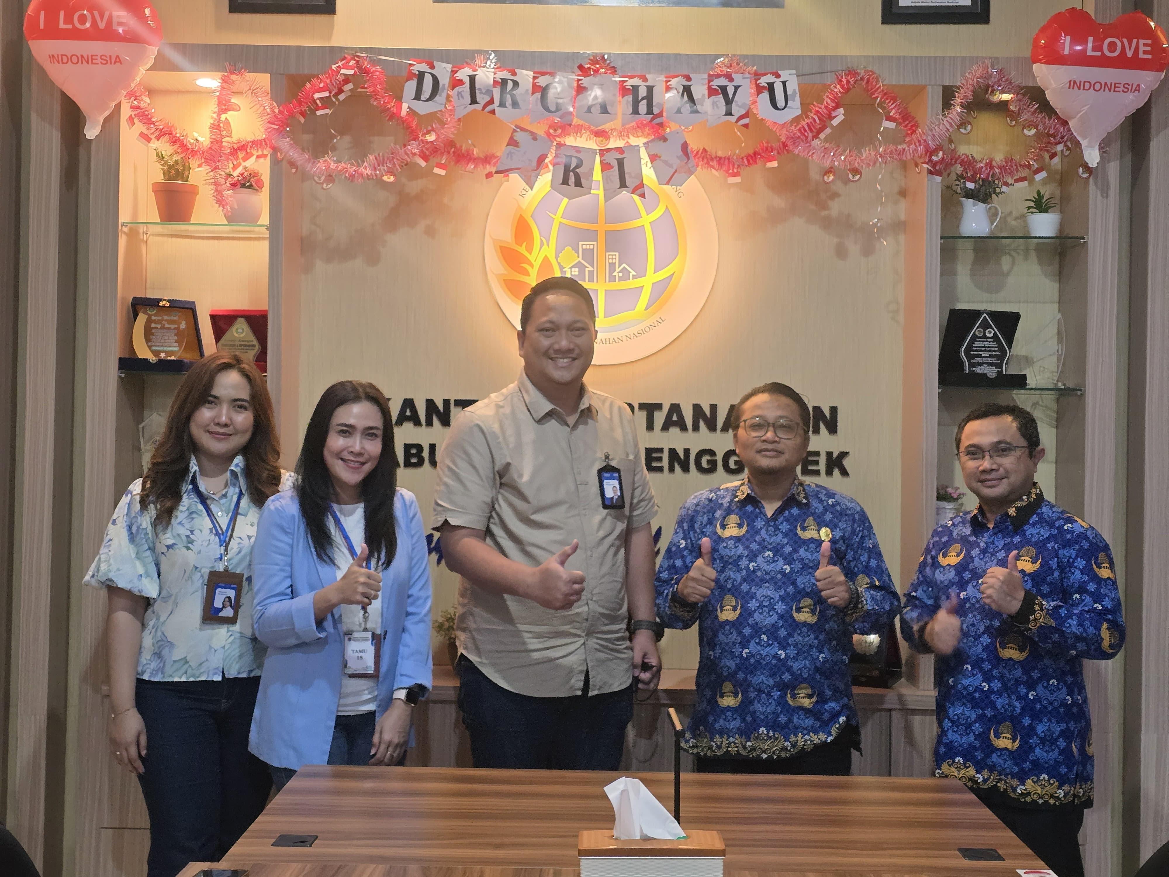  BRI- BPN Trenggalek Perkuat Sinergi melalui Silaturahmi dan Sosialisasi Program BRIGUNA