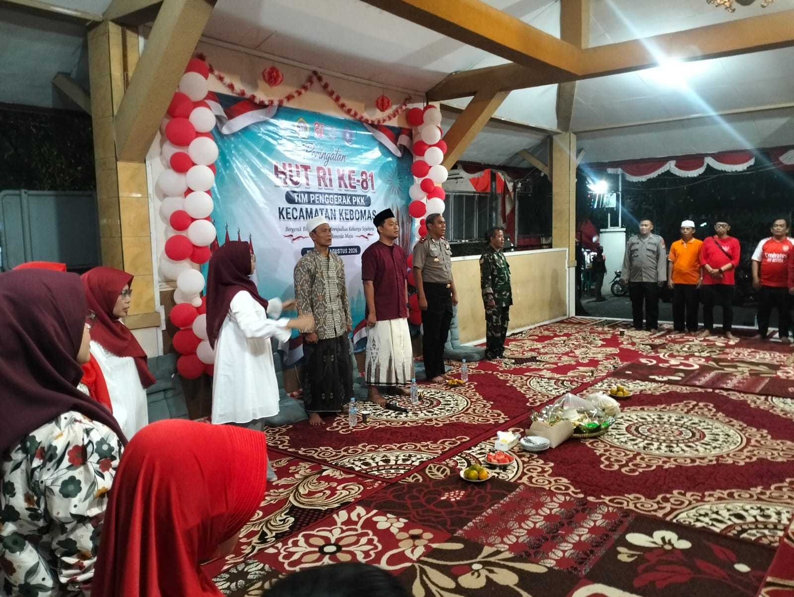 Malam Tasyakuran HUT ke-81 RI, Muspika se-Kabupaten Gresik Gelar Doa Bersama