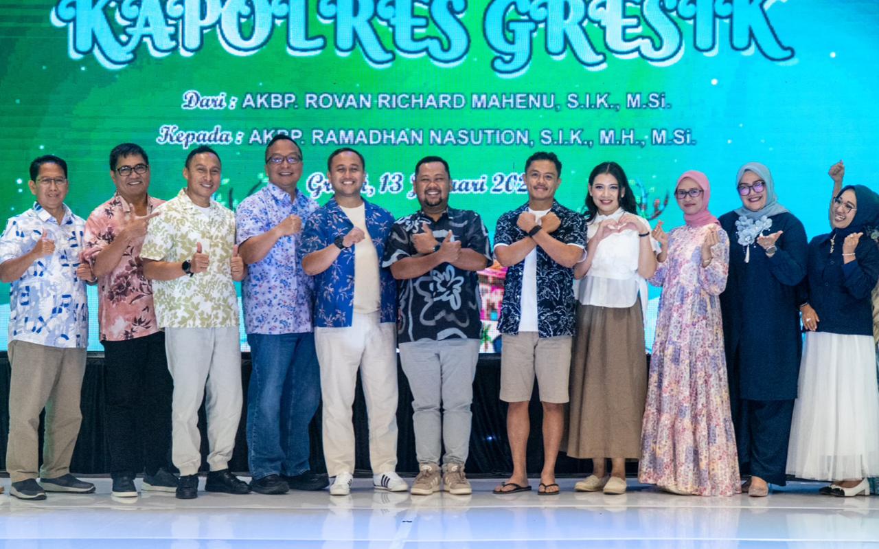 Apresiasi Dedikasi AKBP Rovan, Bupati Gresik Ajak AKBP Ramadhan Perkuat Sinergi dengan Pemerintah Daerah