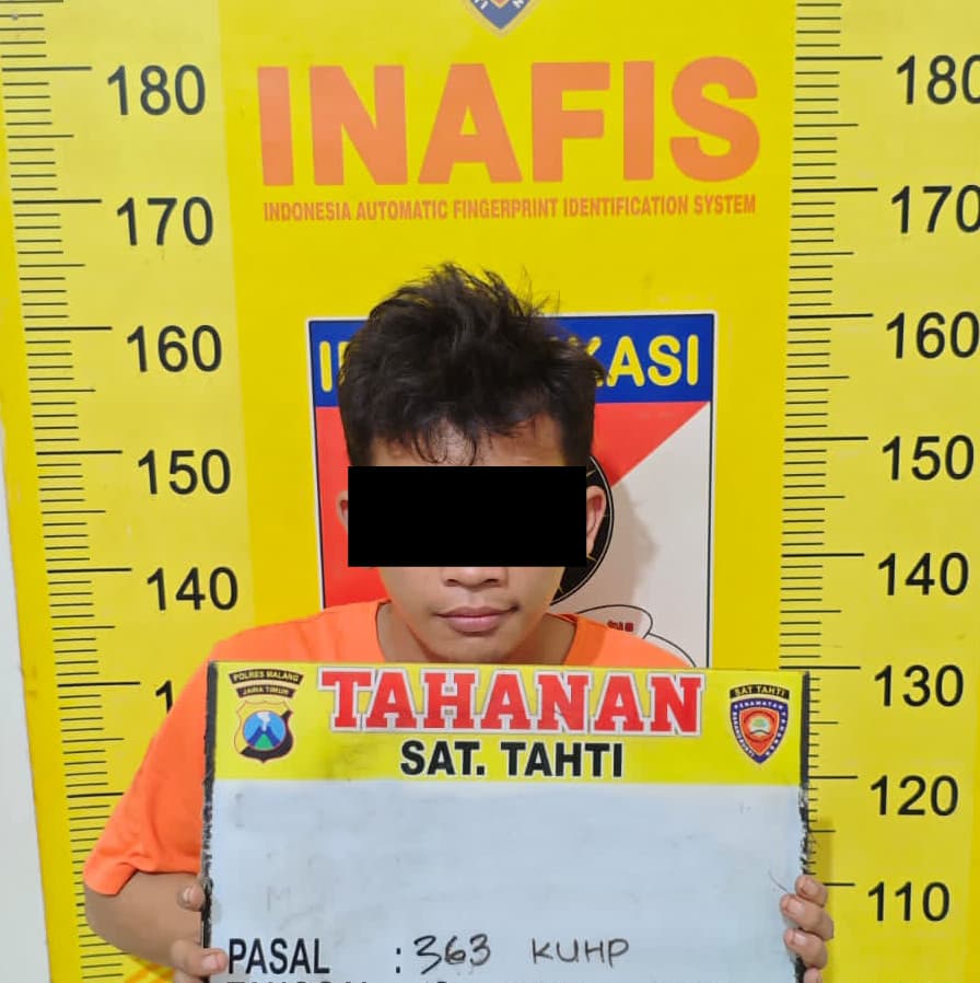 Polsek Kepanjen Bekuk Pencuri Rumah Kosong, Kerugian Capai Rp18 Juta