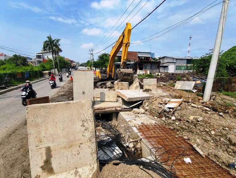 Proyek Box Culvert Jetis Seraten Molor Terganjal Utilitas, Pemkot Targetkan 19 Desember Tuntas