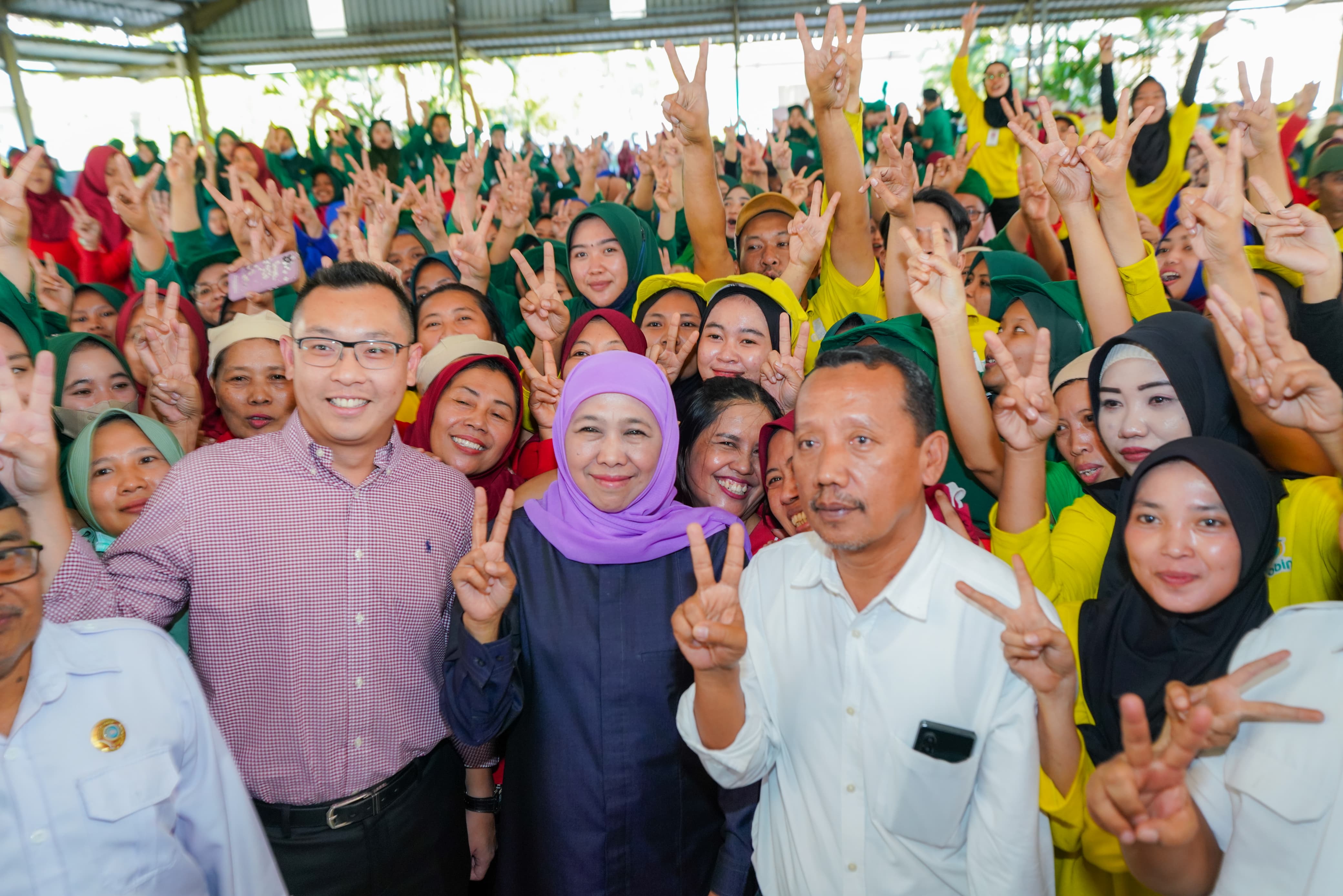 Pekerja Jatim Siap Menangkan Khofifah, Bentuk Terima Kasih Kuota Pendidikan Khusus Anak Buruh