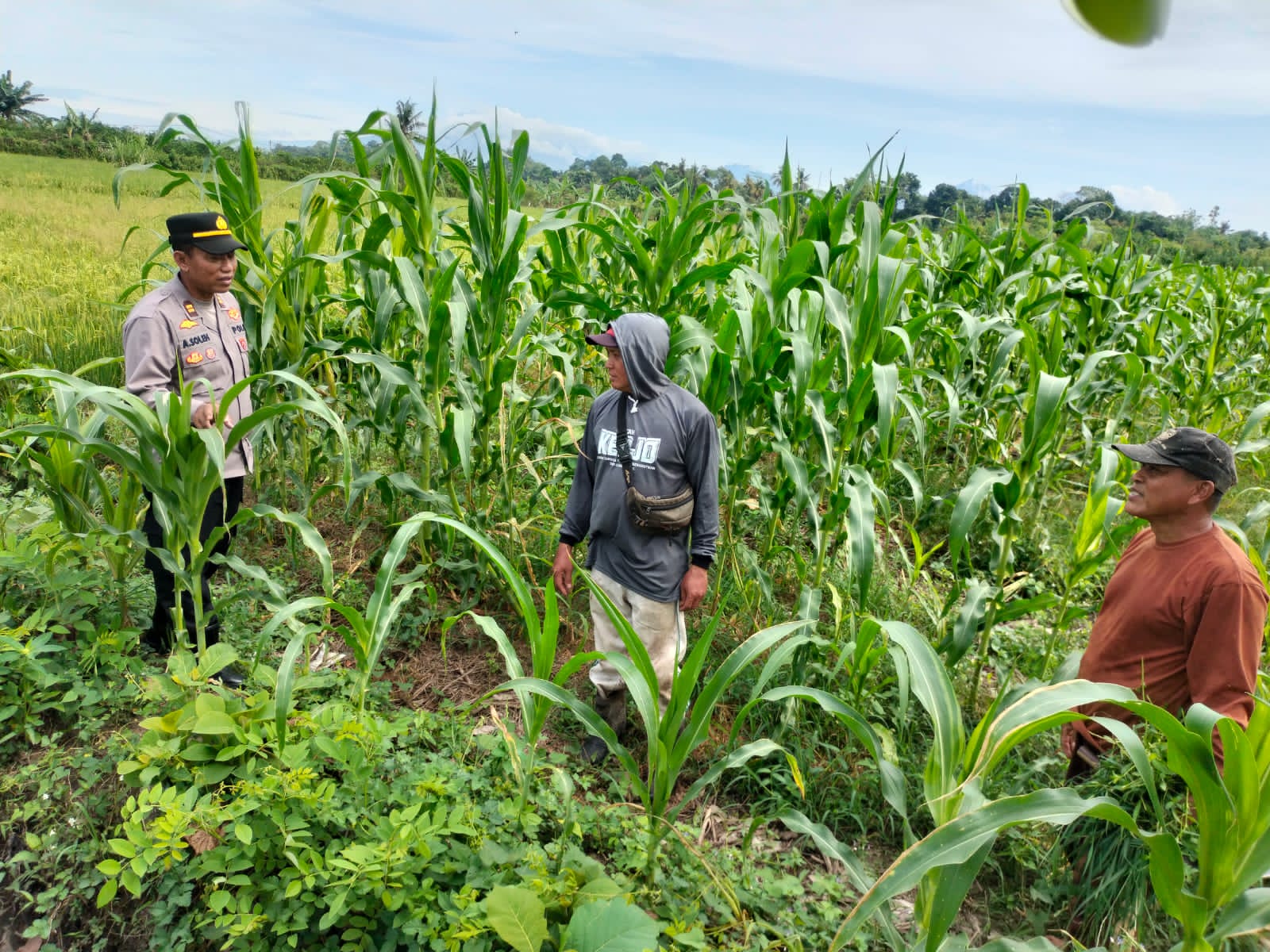 Bhabinkamtibmas Polresta Banyuwangi Dukung Ketahanan Pangan Program Asta Cita Presiden