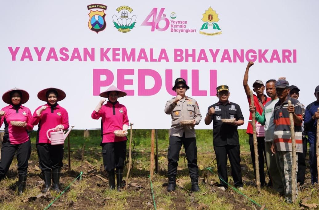 Polres Bojonegoro dan YKB Gandeng Perhutani Optimalkan Lahan Hutan