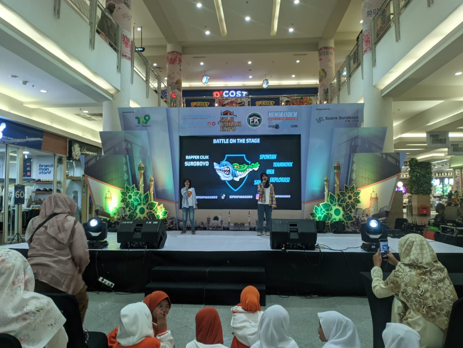 Hip-Hop Meriahkan Penutupan Pameran Memorandum Haji Umrah Expo 2024 di Royal Plaza